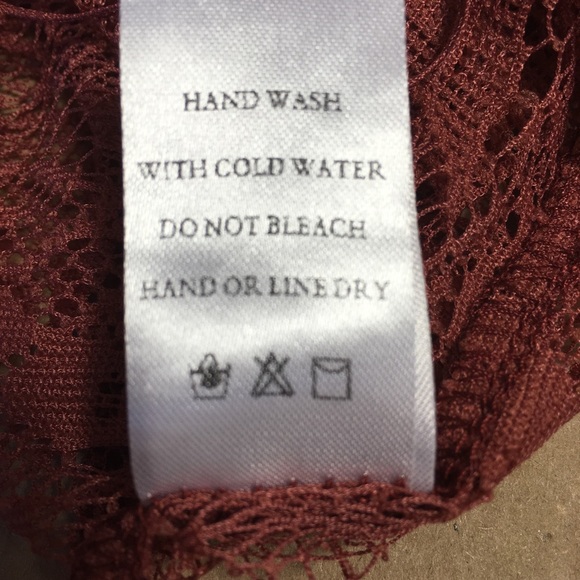 Charlotte Russe Lace Fringe Kimono Duster Cardigan - Picture 8 of 8